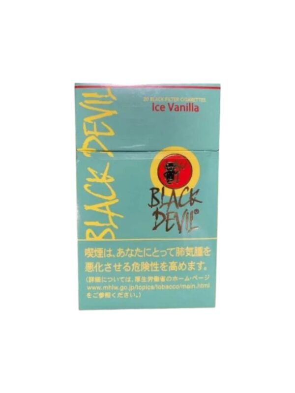 บุหรี่นอก Black Devil Ice & Vanilla (Japan)