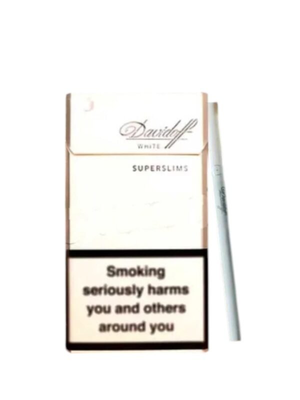 บุหรี่นอก Davidoff White Slims