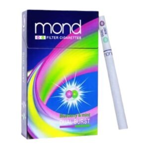 บุหรี่นอก Mond Dual Burst Blueberry & Mint (2เม็ดบีบ)