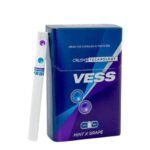 บุหรี่นอก Vess Mint x Grape (2เม็ดบีบ)