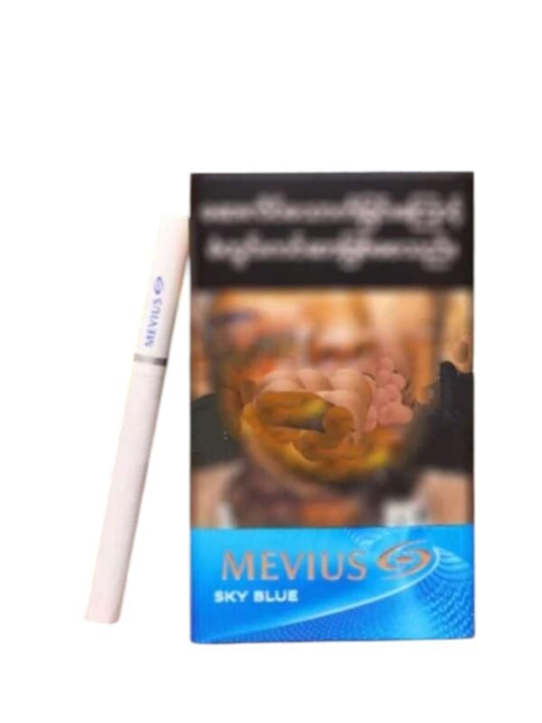 บุหรี่พม่า Mevius Sky Blue (ลิขสิทธิ์พม่า)
