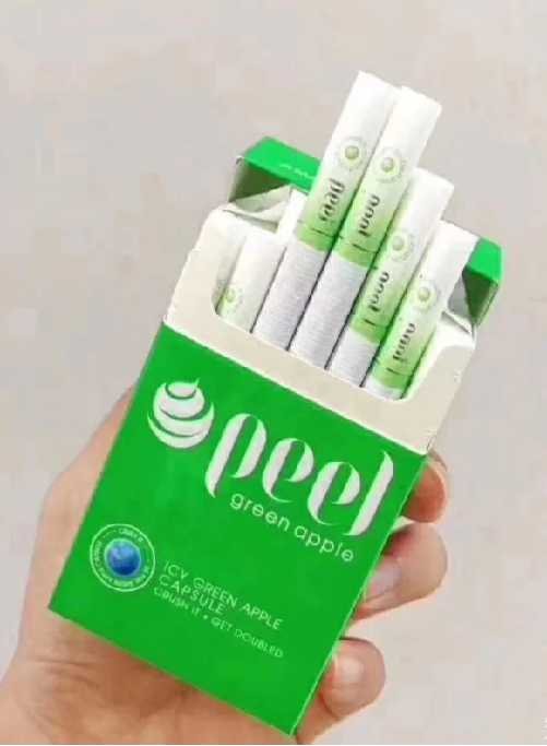 บุหรี่นอก Peel Green Apple