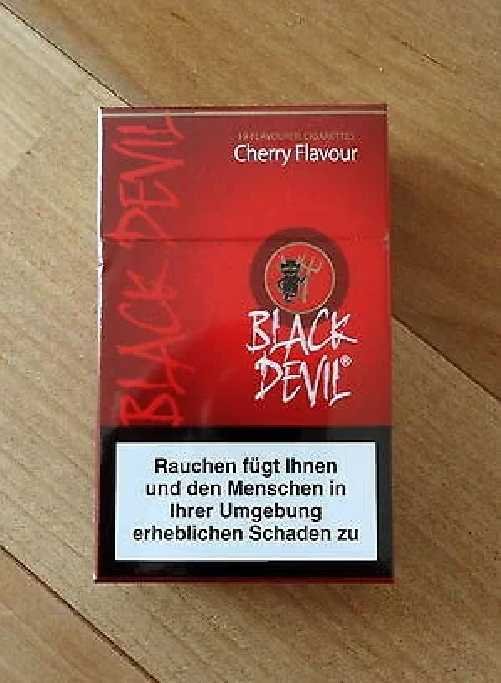 บุหรี่นอก Black Devil Cherry