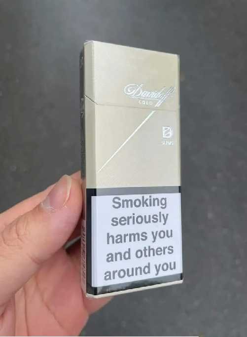 บุหรี่นอก Davidoff Gold Slim