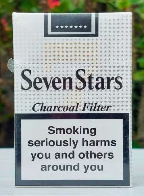 บุหรี่นอก Seven Stars Charcoal (ซองแข็ง)