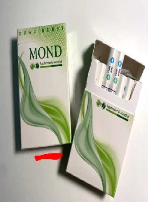 บุหรี่นอก Mond Dual Burst Apple Mint (2เม็ดบีบ)