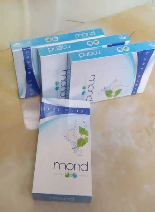 บุหรี่นอก Mond Dual Gum Or Mint & Menthol (2เม็ดบีบ)