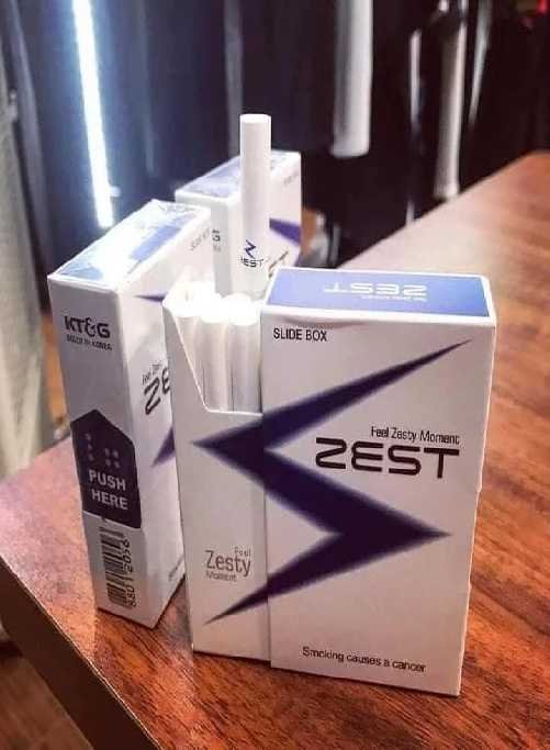 บุหรี่นอก Zest Light