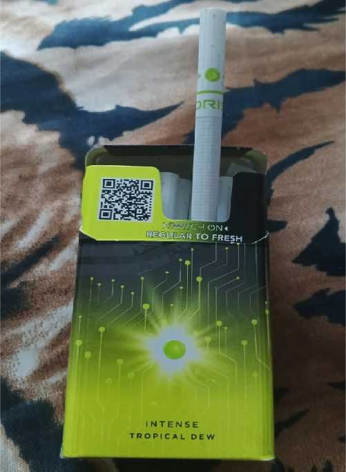 บุหรี่นอก Oris Intense Tropical Dew Lemon (1เม็ดบีบ)