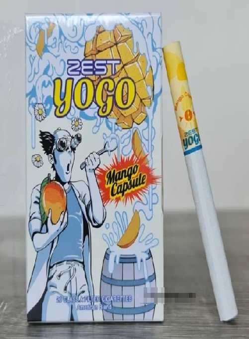 บุหรี่นอก Zest Yogo Mango (1เม็ดบีบ)