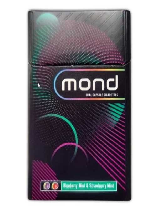 บุหรี่นอก Mond Dual Blueberry Mint & Strawberry Mint (2เม็ดบีบ)