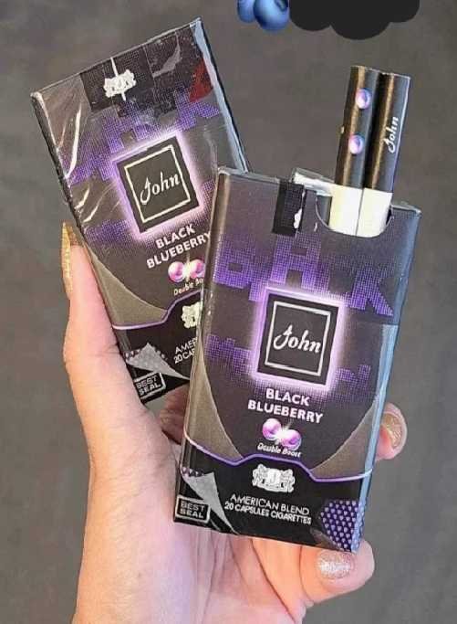บุหรี่นอก John Black Blueberry Double Boost