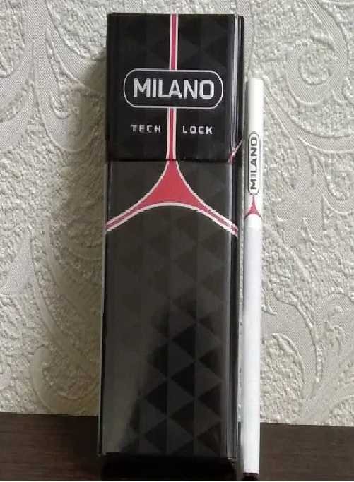 บุหรี่นอก Milano Black Tech Lock Slim