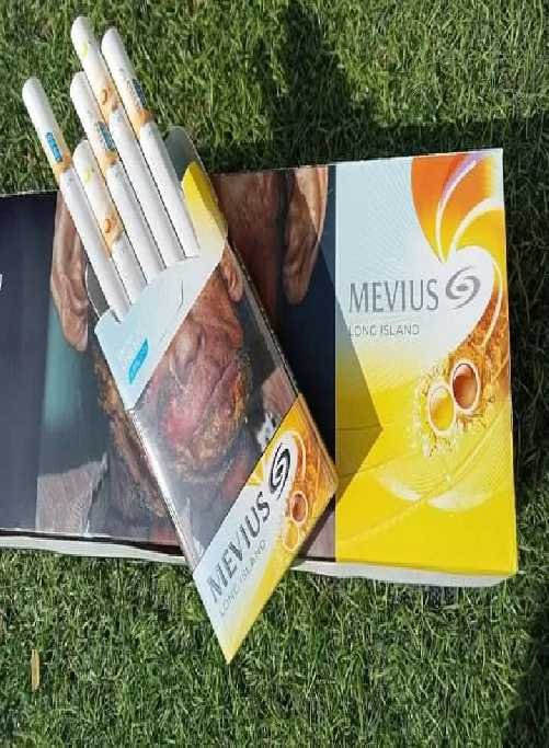 บุหรี่พม่า Mevius Long Island Lemon & Menthol