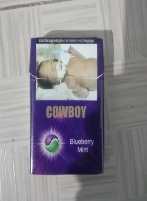 บุหรี่ขเมร Cowboy Blueberry & Mint