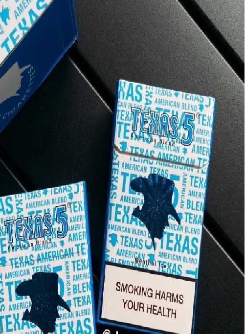 บุหรี่นอก Texas 5 Menthol Ice