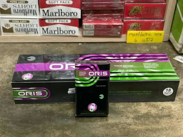 Oris Twin Sense Blueberry ส่งฟรี บุหรี่นอก โทนเย็น รูปที 2