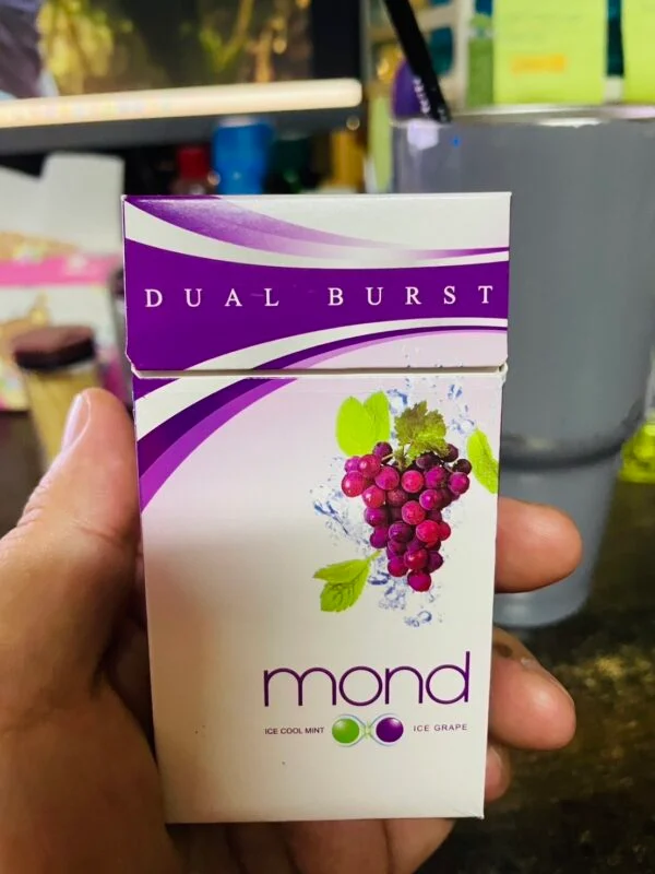 Mond Dual Burst Ice Grape + Ice Cool Mint ส่งฟรี บุหรี่นอก โทนเย็น เธฃเธนเธเธ—เธตเน 2