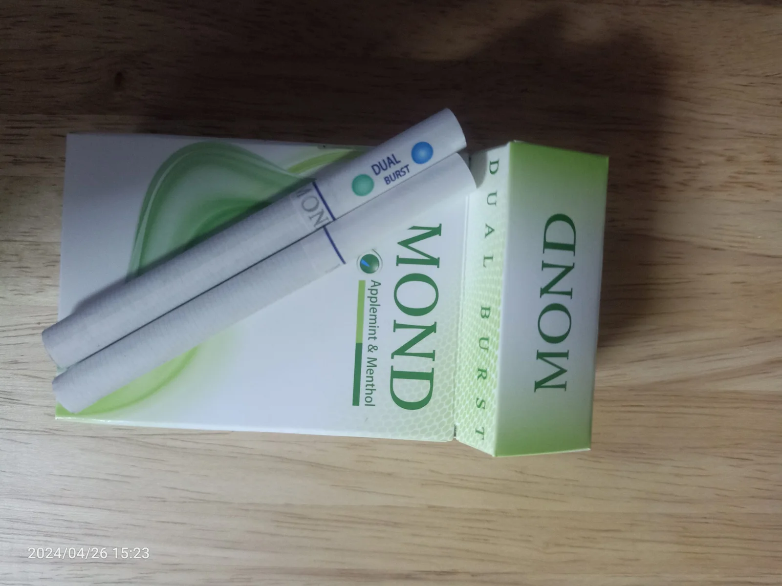 Mond Dual Burst Apple Mint ส่งฟรี บุหรี่นอก โทนเย็น เธฃเธนเธเธ—เธตเน 2