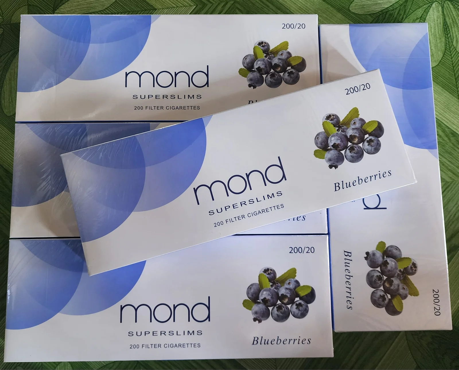 Mond Blueberries Slims ส่งฟรี บุหรี่นอก สลิม เธฃเธนเธเธ—เธตเน 2