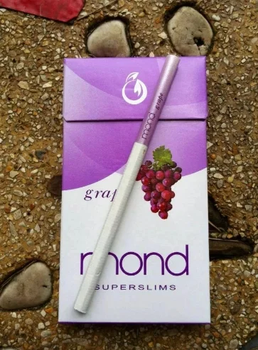 Mond Grape Slims ส่งฟรี บุหรี่นอก สลิม เธฃเธนเธเธ—เธตเน 1
