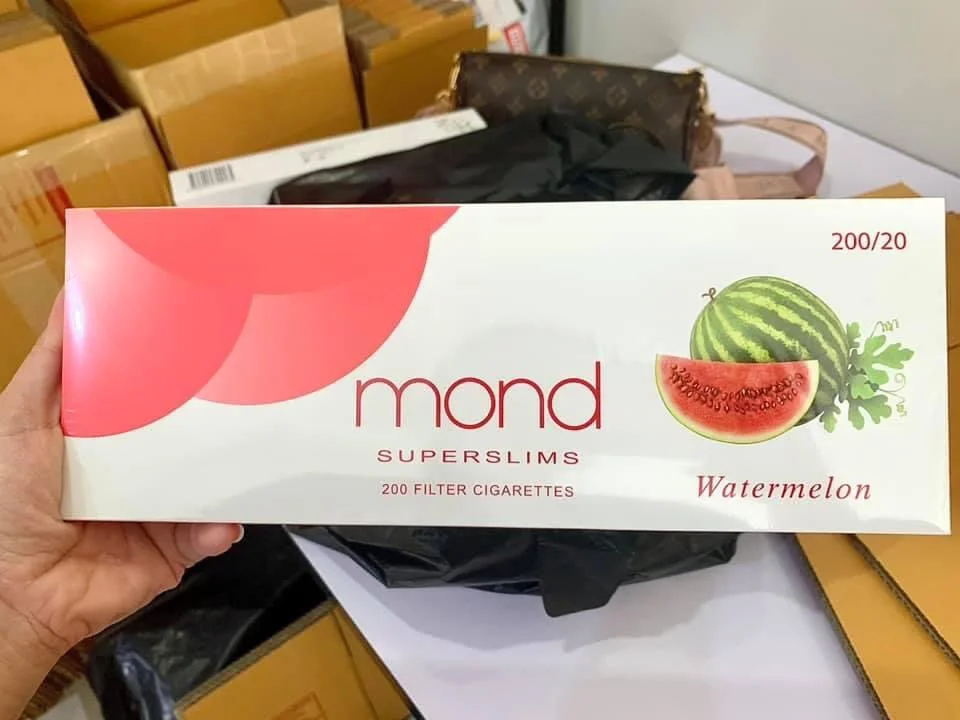 Mond Watermelon Slims ส่งฟรี บุหรี่นอก สลิม เธฃเธนเธเธ—เธตเน 2