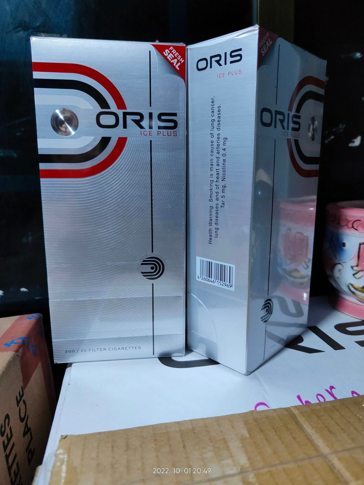 Oris Ice Plus ส่งฟรี บุหรี่นอก โทนเย็น รูปที 3