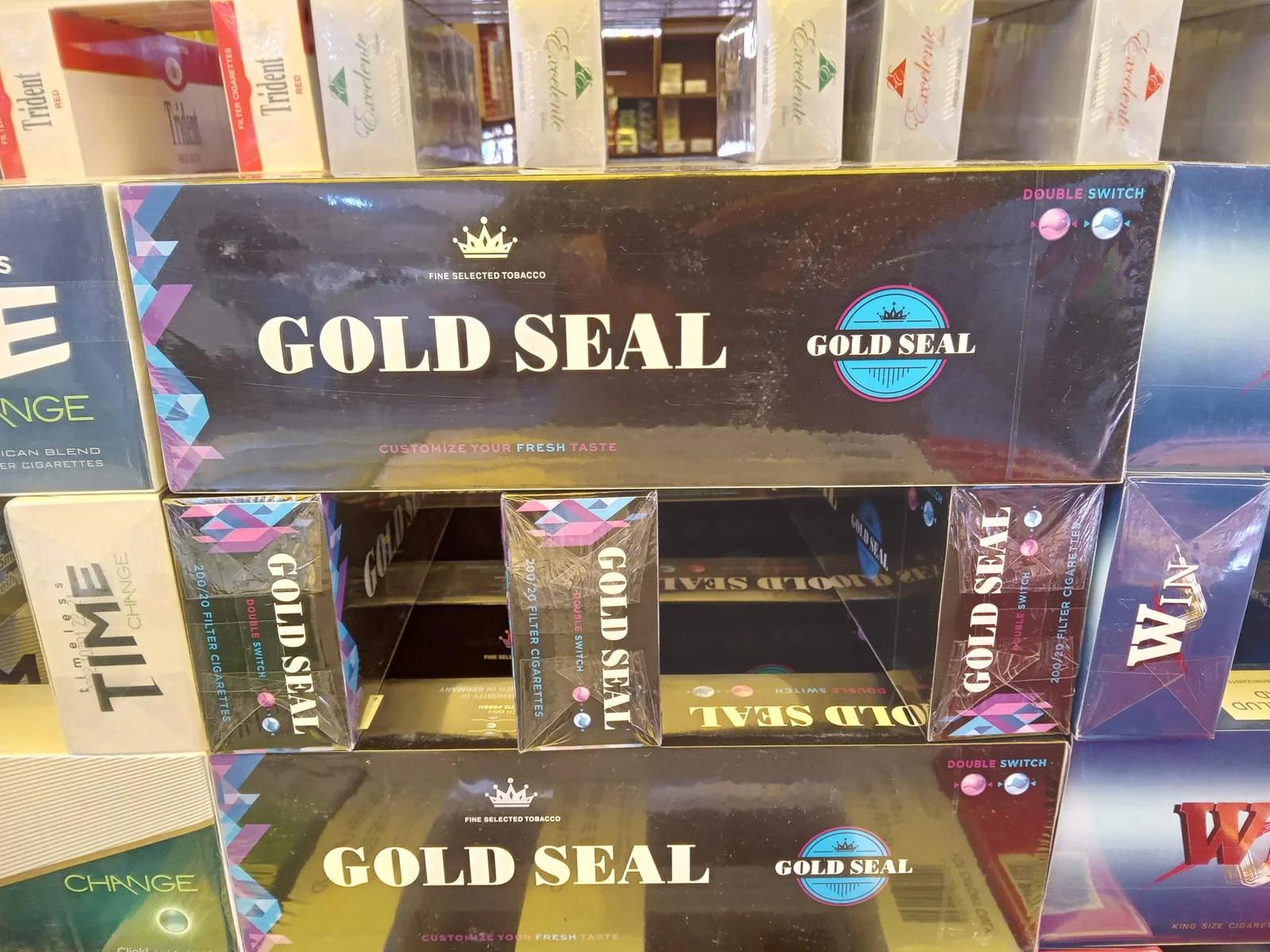 Gold Seal Double Strawberry & Mint ส่งฟรี บุหรี่นอก 2 เม็ดบีบ โทนเย็น รูปที 3
