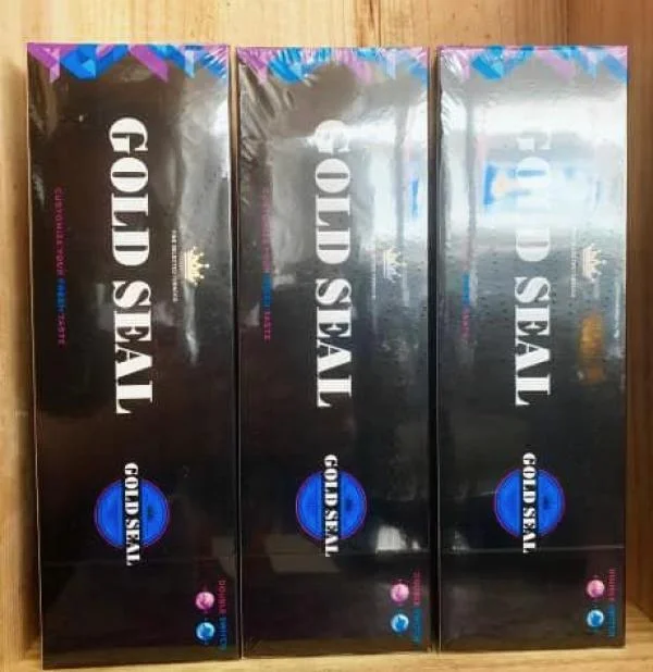 Gold Seal Double Strawberry & Mint ส่งฟรี บุหรี่นอก 2 เม็ดบีบ โทนเย็น รูปที 2