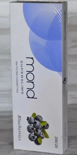 Mond Blueberries Slims ส่งฟรี บุหรี่นอก สลิม เธฃเธนเธเธ—เธตเน 1