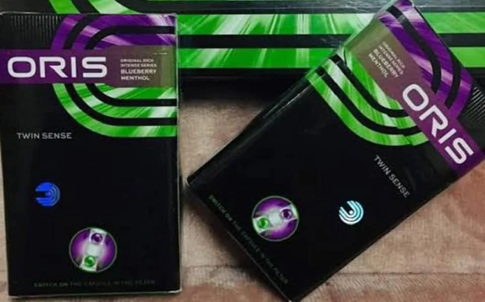 Oris Twin Sense Blueberry ส่งฟรี บุหรี่นอก โทนเย็น รูปที 4