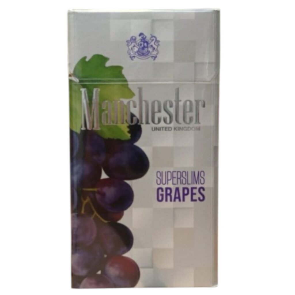 Manchester SuperSlims Grape 🍇 บุหรี่เมนเชสเตอร์รสองุ่นซุปเปอร์บาง