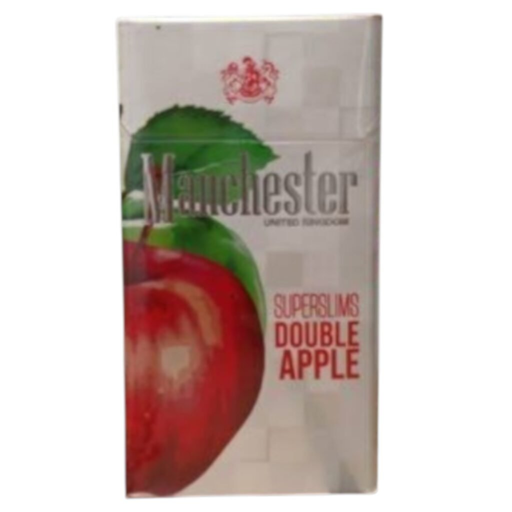 [Manchester Superslims Double Apple บุหรี่รสแอปเปิ้ลคู่]