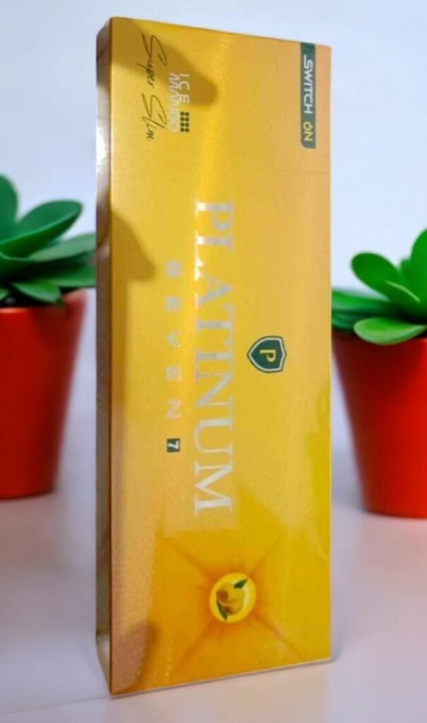 บุหรี่ Platinum Seven Ice Mango ส่งฟรี เก็บเงินปลายทาง พร้อมส่งทันที