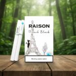 บุหรี่ Raison French Black ไรสัน ฟรานซ์ แบล็ค กลิ่นโยเกิร์ตผลไม้และองุ่นไซมัสแคท มีเม็ดบีบ