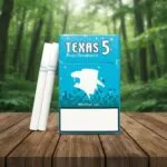 Texas 5 Blue Ice ซองฟ้า รสเย็นสุดขั้ว มาตรฐานเอเชีย บุหรี่นอก โทนเย็น รูปที 1